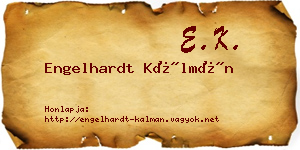 Engelhardt Kálmán névjegykártya